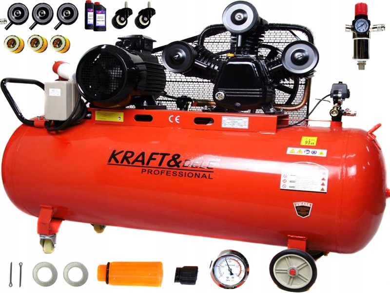 Kraft&Dele KD1412 olejový kompresor 500 l 9 bar
